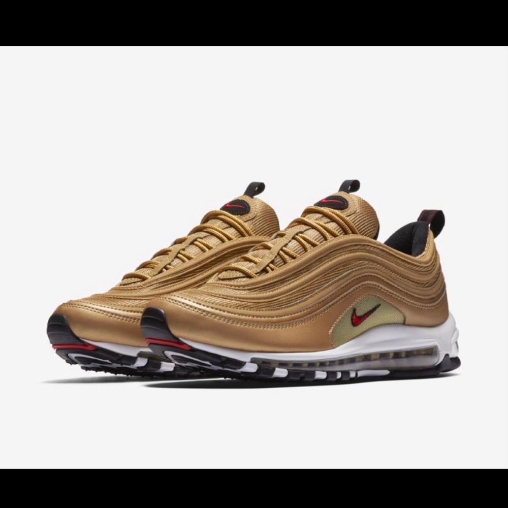 Nike AirMax 97 metallic gold